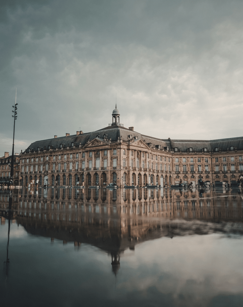 Miroir d'eau &agrave; Bordeaux