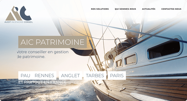 Aic Website Annuaire Conseillers en Patrimoine Pays Basque et Bearn (CGP)