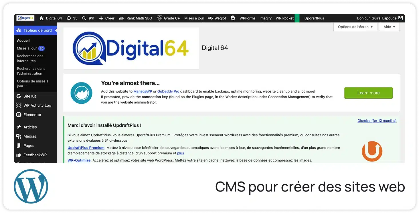 WordPress — CMS pour creer des sites web